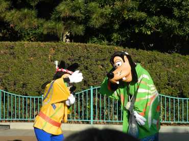 Mickey Mouse and Goofey